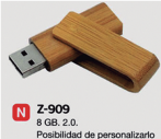 USB MADERA Z-909